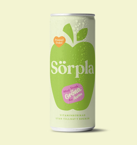 GRÖNA ÄPPLEN (24st) | Kolsyrat Vatten | Pressad Frukt | Vitaminer | Utan tillsatt socker