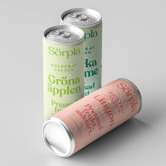 MIX-SMAKER (24st) Kolsyrat vatten med pressad frukt och vitaminer